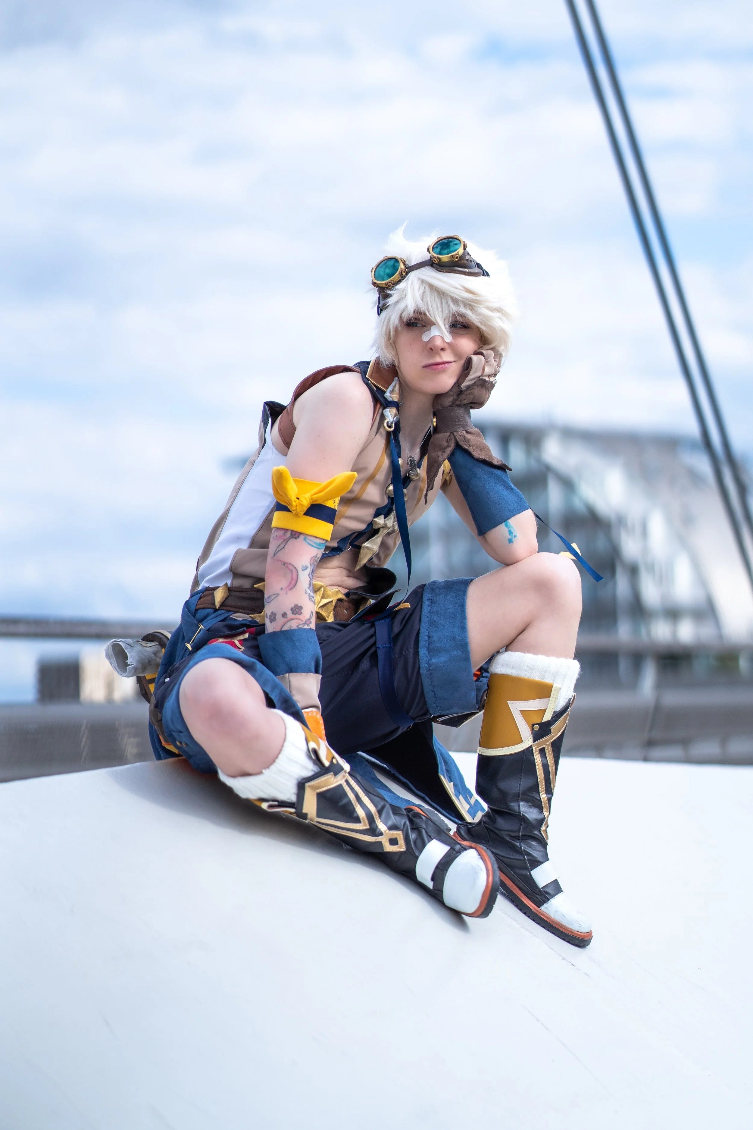 Rose Magpie with her Lucid PC